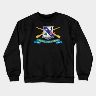 360th Infantry Regiment w Br - DUI - Ribbon X 300 Crewneck Sweatshirt